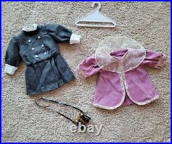 American Girl Doll Samantha Bird Watching Outfit Jacket Binoculars Dress EX/NM
