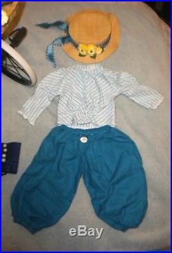 American Girl Doll Samantha's Bicycling Outfit with Bicycle Both Very Rare