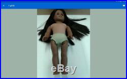 American Girl Doll Sonali with complete outfit and straightened hair