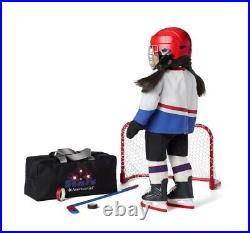 American Girl Doll Team USA Hockey Set and Outfit NEW