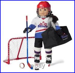 American Girl Doll Team USA Hockey Set and Outfit NEW