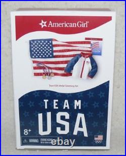 American Girl Doll Team USA Outfits Lot! 7 Sets! Softball, Track, Soccer, Swim