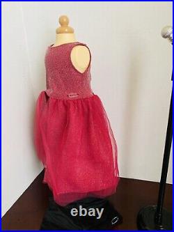 American Girl Doll Tenney Rare Split Front Dress Completed Outfit