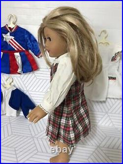 American Girl Doll Truly Me 18 Blonde Blue Eyes Vintage Pleasant Co Outfits