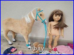 American Girl Doll Truly Me 18 Brown Hair Bangs Brown Eyes 2014 Horse Clothes