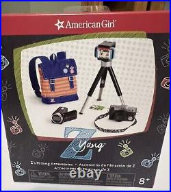 American Girl Doll Z Yang Desk Set & Filming Accessories & Sightseeing Outfit