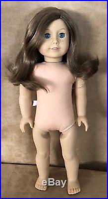 American Girl Doll brown hair blue eyes freckles 23 like your style outfit