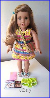 American Girl Doll of Year 2016 Lea Clark HUGE LOT 6 Outfits see them MODELED