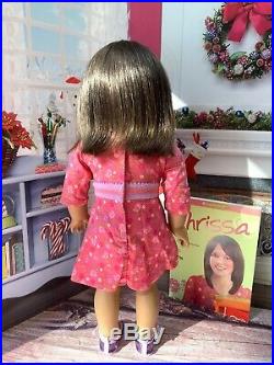 American Girl Doll of the Year 2009 Chrissa Maxwell in Meet Outfit with Book EUC