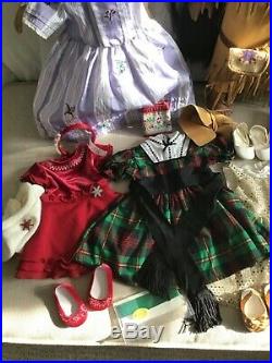 American Girl Dolls Large LOT Collection 3 Dolls with Outfits Shoes and More