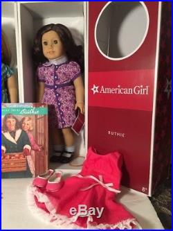 American Girl Dolls McKenna And Ruthie New Boxes Outfits Lot Excellent