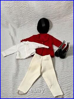 American Girl EQUESTRIAN OUTFIT English Jumping Horse Riding Breeches Red Coat +