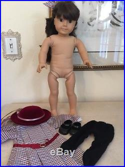 American Girl Early Pleasant Company Samantha In Meet Outfit Accessories! EUC