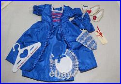 American Girl Felicity Christmas Gown Dress Outfit Shoes Fashion Doll Version 1