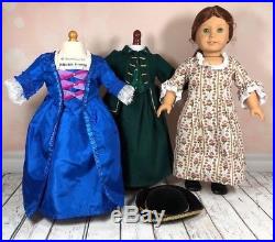 American Girl Felicity Doll with Outfits LOT Historical Series Pleasant Company