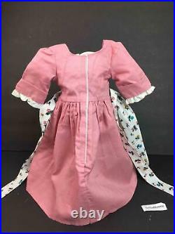 American Girl Felicity Spring Gown/Dress/OutfitPinner Apron2 PinsPomponSocks