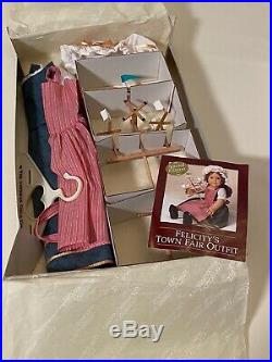 American Girl Felicity Town Fair Outfit and Windmill NEW In Box RARE Collectible