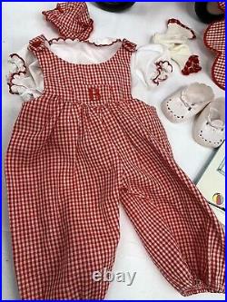 American Girl Fun in The Sun Outfit and Red Wagon Retired