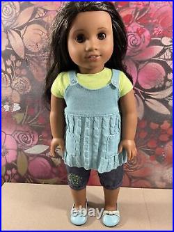 American Girl GOTY 2009 CHRISSA SONALI MATTHEWS In Meet OUTFIT, Shoes VGC HTF