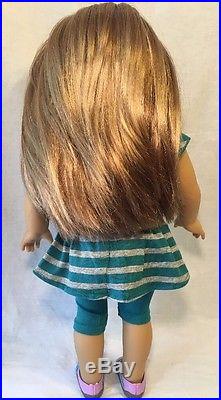 American Girl GOTY McKenna Doll Meet Outfit Tunic Leggings Undies Shoes