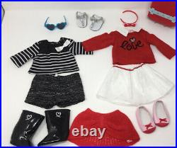 American Girl Grace Clothes Lot Sightseeing City Outfit Accessories Suitcase