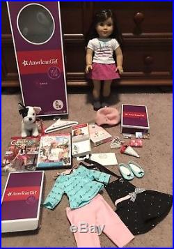 American Girl Grace Doll Lot 2015 Retired Dog Outfits Book Movie Excellent Con