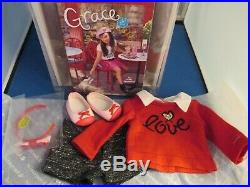 American Girl Grace Doll, PB Book and Outfit of 2015 CGD13-BF1A 8+ NIB Mattel