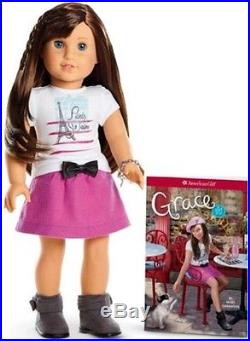 American Girl Grace Thomas Doll w Book & Bracelet + her Opening Nite Outfit New