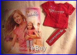 American Girl Isabelle LOT DOLL dance case outfits extras Never Removed from Box