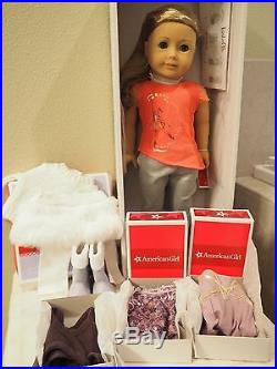 American Girl Isabelle doll 2014 with ballet outfit and soft as snow outfit