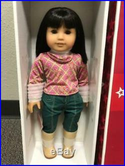 American Girl Ivy In Original Box With Meet Full Outfit Pierced Ears Pretty Doll