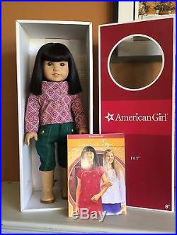 American Girl Ivy Ling doll, book, New Years Outfit, and accessories