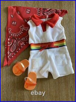 American Girl Ivy Ling's Rainbow Romper Outfit- RARE- BNIB Complete