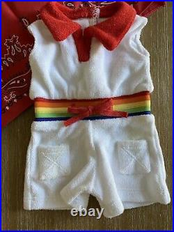 American Girl Ivy Ling's Rainbow Romper Outfit- RARE- BNIB Complete