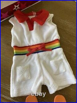 American Girl Ivy Ling's Rainbow Romper Outfit- RARE- BNIB Complete