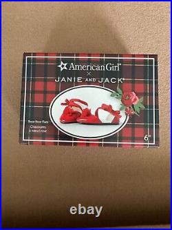 American Girl Janie & Jack LOT/SET Shoes Dress Fur Coat Top 18 Doll Clothes NEW