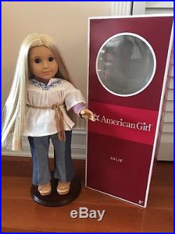 American Girl, Julie Albright Doll, Original Box, Rare Outfit