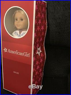 American Girl Julie Doll 1970s Classic Meet Outfit Original Box Book Clothes