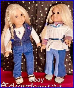 American Girl Julie X2! Tremendous, Rare Collection Many Outfits