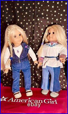 American Girl Julie X2! Tremendous, Rare Collection Many Outfits