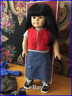 American Girl Just Like You Asian 4 Pleasant Co. 749/76 with2 Outfits/2pairs Shoes