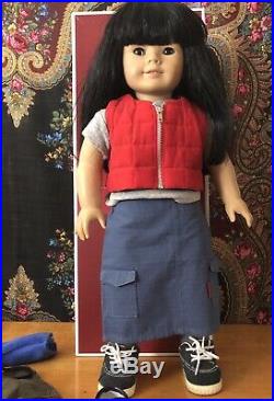 American Girl Just Like You Asian 4 Pleasant Co. 749/76 with2 Outfits/2pairs Shoes