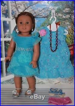 American Girl KANANI 18 Doll -NEW head 3 outfits = Excellent