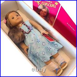 American Girl KANANI DOLL + Meet Outfit Necklace Flower Shoes Book Wrist Tag BOX