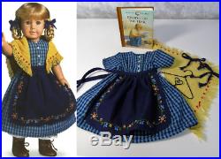 American Girl KIRSTEN CHECKED TRAIL DRESS APRON OUTFIT Pleasant Company Clothes
