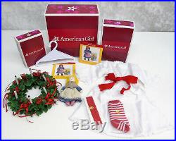 American Girl KIRSTEN'S DOLL + ST LUCIA OUTFIT + CHRISTMAS WREATH + Accessories