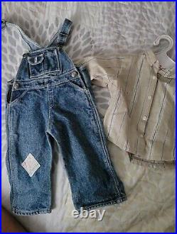 American Girl KIT KITTREDGE Overall HOBO overalls and shirt. Outfit/no doll