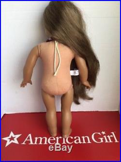 American Girl Kanani Doll Meet Outfit with Box Flower Necklace