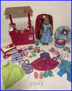 American Girl Kanani Doll With Outfits And Accessories Lot
