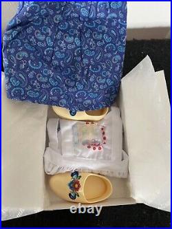 American Girl Kirsten Baking Outfit for Dolls Retired RARE HTF Dress Apron Clogs